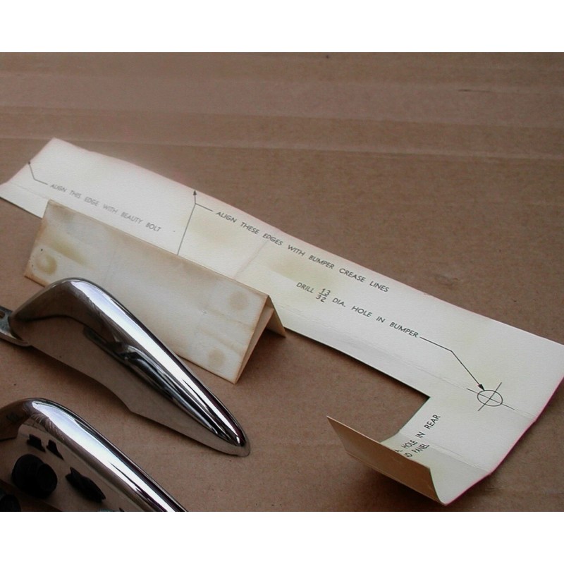 GM 1970 71 72 Chevy Camaro Rear Bumper Guard Mounting