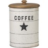 Primitives by Kathy 39060 Farmhouse Tin Canisters, Sugar/Coffee/Flour