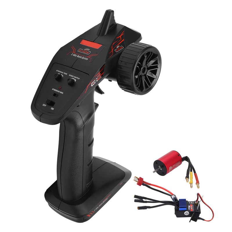 RC 2.4G CH2 Transmitter Receiver Set with 2838 3600KV Brushless