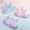 J26 Unicorn Plush Sleeping Mask Rainbow Sleeping Mask Eye Mask