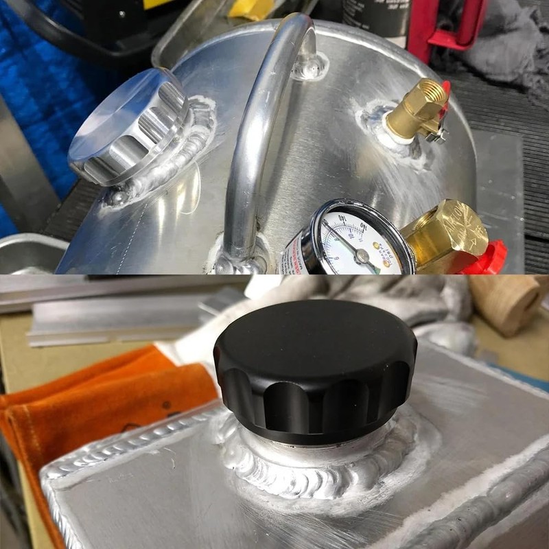 2" 51mm Universal Aluminum Alloy Weld Billet On Filler Neck