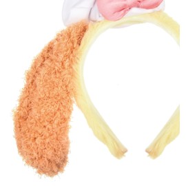 A Miaow Shellie Bear Cookie Dog Headband Chef Hat Bow Animal Headpiece Strawberry Flower Hairband Hair Accessory for Women (Ann)