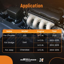 maXpeedingrods Engine Oil Pan for Chrysler 200 2015, for Dodge Dart 2013-2015, for Dodge Dart 2013-2015, for Jeep Cherokee 2014-2015 l4 2.0L 2.4L