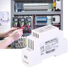 DIN Rail Power Supply,DR-15-24 DIN Rail Switching Power Supply,15W 24V 0.63A Single Output Switching Power Supply,AC/DC Power Supply,PWM Modulation Method