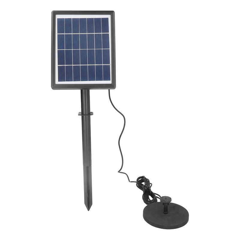 Solar Fountain Pump Multi Nozzles Efficient Small Landscape Floating Fountain
