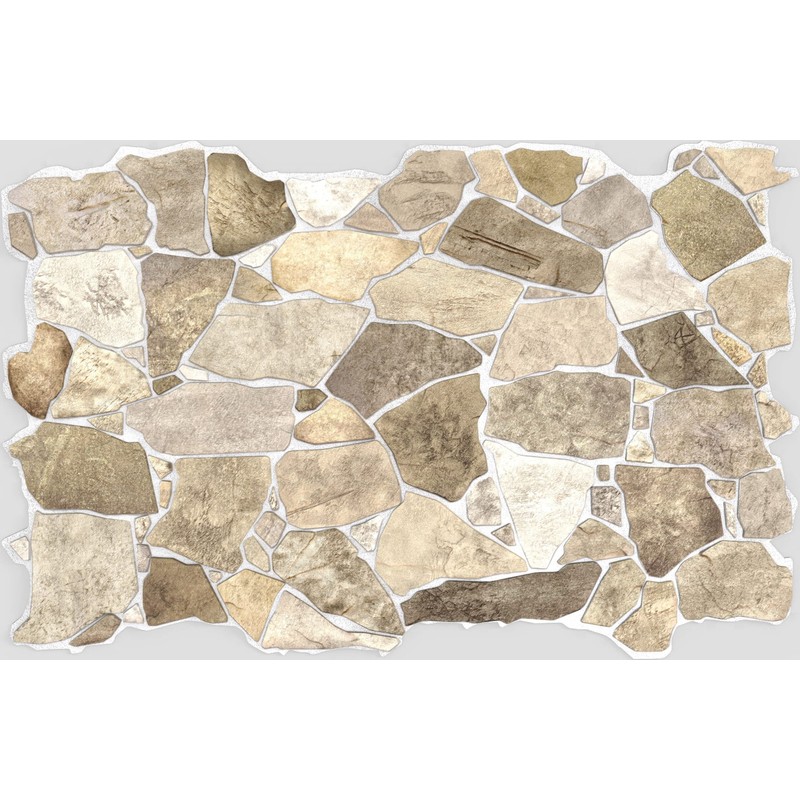Dundee Deco 3D Wall Panels - Beige Brown Faux Stone