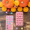 2 Piece Fall Silicone Molds for Chocolate, Autumn Maple Leafs