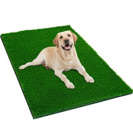 JUSTYEZI JUSTYEZI 51" x 31.5" Dog Grass Pee Pad, Artificial Turf Pet Grass Mat for Dog Potty - Ideal for Puppy Potty Training, Washable Grass Pads for Dogs
