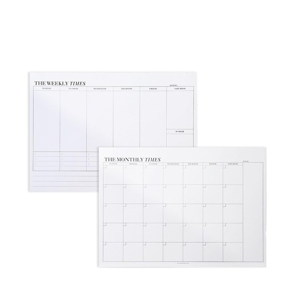 Daily Planner Pad, Monthly Planner Pad, Habit Tracker, 50 Sheets