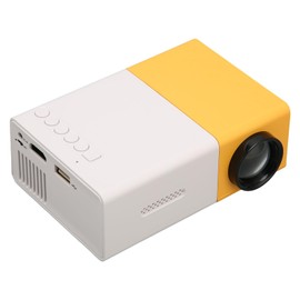 Projector, 1080P Full HD Video Projector, Portable Film Projector for iOS, Android, Windows, Smart Home Projector, Compatible with HDMI, USB, Audio, AV and Remote Control