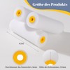 Mister Rui 20 x Paint Roller, 11 cm Foam Roller,