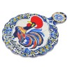 Gift Souvenirs Portuguese Ceramic Decorative Serving Tray with Rooster &
