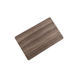 OUTLETISSIMO® NTAG216 NFC Cards Wood Walnut ISO Projectable Hotel Pack of 10, brown, Elegant