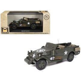 DCD 1/43 Diecast Model of the United States Army's Olive Drab Scout Car White M3 by Militaria Die Cast