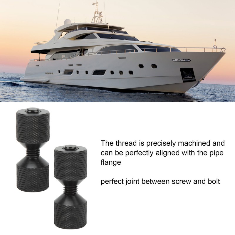 2 Pcs Two Hole Pins Set Aluminium 2 Hole Pipe