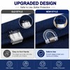 10 Pack Adjustable Pants Hem Clips for Length No Sew