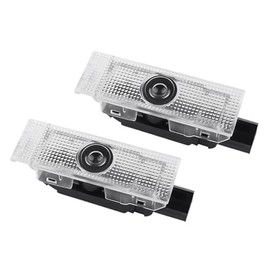 Car LED Logo Projector Puddle Door Lights for Dodge Challenger Accessories, No Fade 4K-HD Welcome Lights, 2 Pack (R/T)