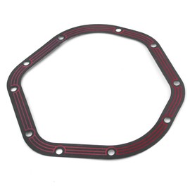 Differential Gasket LLR-D044 Rear Differential Cover Gasket Compatible with Jeep Ford GMC Axle Dana 44 50 60 70 Temperature Resistant Cars Replacement Black Red