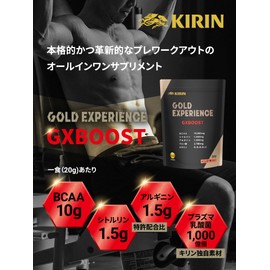 キリン BCAA ゴールドエクスペリエンス GXBOOST 500g マンゴー味 プレワークアウト 粉末 シトルリン アルギニン クエン酸 プラズマ乳酸菌 bcaa