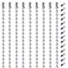 32 Feet Stainless Steel Ball Bead Chains with 50 Pcs
