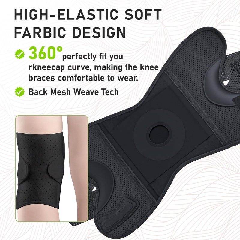 Yochaqute Knee Brace for Meniscus Tear: Compression Knee Support with
