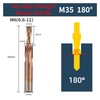 M35 HSS-CO Cobalt Two Stage Step Drill Bit Screw Counterbore