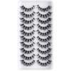 3D False Eyelashes, Natural Eyelashes, Pure Handmade Natural Look, Fluffy