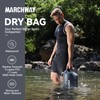 MARCHWAY Floating Waterproof Dry Bag Backpack 5L/10L/20L/30L/40L, Roll Top Sack