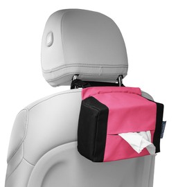 New Title: FH Group E-Z Travel Napkin Tissue Dispenser Holder fits Most Cars, SUVs, Trucks, and Vans Pink