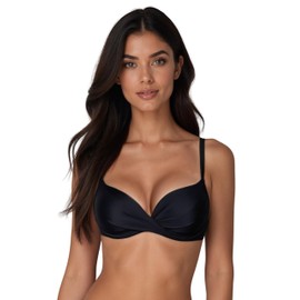 Vivisence 3209 Bikini Bra, Women's Swimwear, Bikini Top, Plain with Straps EU - Bikini 80B