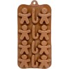 Unbranded Christmas Silicone Ice Cube Trays, Candy Molds Gingermen Cane