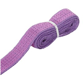 20 Yards 5 Rows Crafts Sequin Flat Glitter Stretch Bling Paillettes Fabric Ribbon Metallic Applique Trim Lace for Dress Embellish Headband Dancing Costume Stage Garments Decoration (Light Purple)