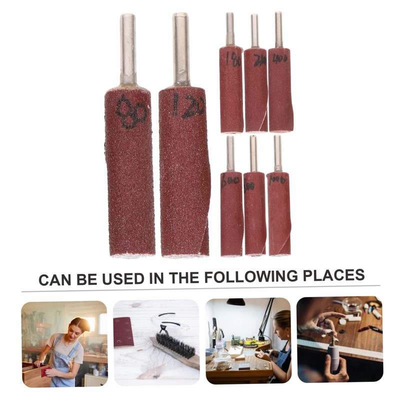 Gadpiparty 1Set Sanding Drum Kit for Rotary Tools High Wear