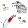 SUPVOX 5pcs Simulated Fishing Lure Fishing Baits Rotating Chicken Plume