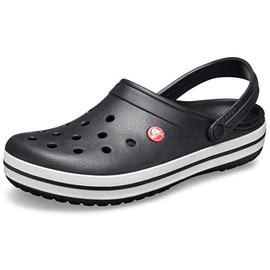 Crocs Men's and Women's Crocband Clog, Black, 9 Women/7 Men