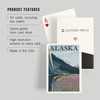 Lantern Press Alaska, Alaska Railroad (52 Playing Cards, Poker Size
