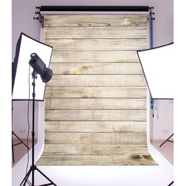 YongFoto 2.5 x 3 m Photo Background Wooden Floor Rustic Wooden Old Wooden Planks Texture Wooden Board Photography Background for Photo Booth Baby Party Banner Children Photo Studio Props