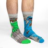 Good Luck Sock Men's Sesame Street, Oscar and Cookie Monster