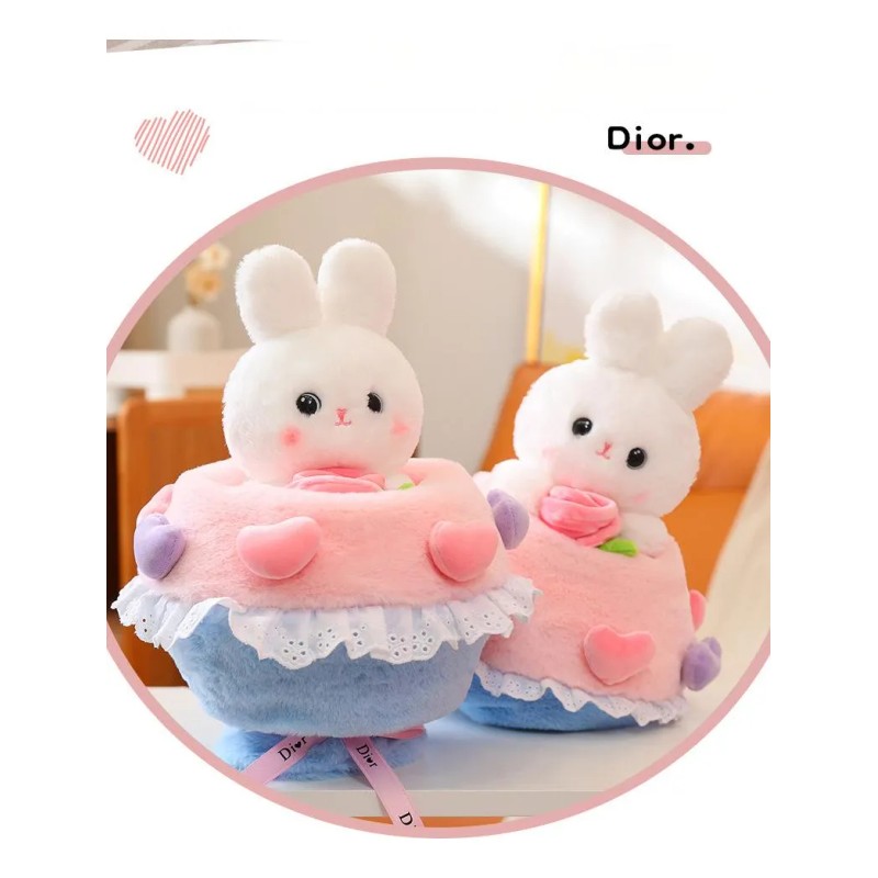 Ramo De Peluche Conejo Muñeca Regalo Del Día De San
