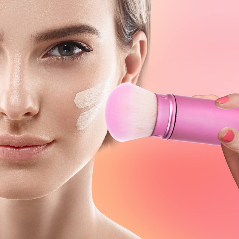 UNIMEIX Makeup Brush Sunscreen Applicator Retractable Kabuki Blush Brush Foundation