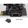 HALJIA USB 3.0 19 Pin to Type E Adapter Vertical