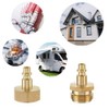CuiCanfla 2 Pcs Lead-Free Brass Winterize Sprinkler Systems,Brass Blow Out