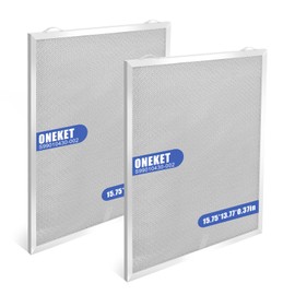 S99010430-002 Range Hood Filter 15-3/4" x 13-7/8" x 3/8"(2-Pack,5-Layer Aluminum Filter)4512880 Compatible with B.roan,N.utone,HPF30 Range Hood Filters