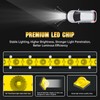 Willpower Amber Yellow LED Light Bar 7 Inch 30W Single