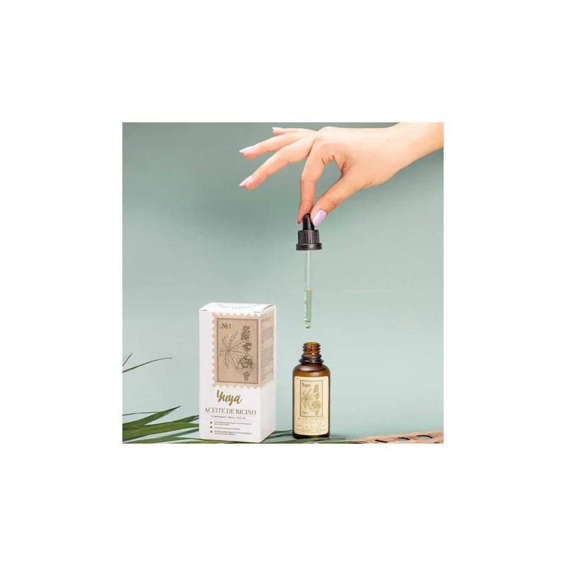 Aceite Ricino Yuya Tópico Hidratante Piel Cejas Cabello 50ml