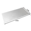 Q-Ho SUS430 Stainless Steel Plate Slim 5.9 x 11.8 inches
