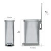 Glad Slim Trash Can with Clorox Odor Protection - Narrow