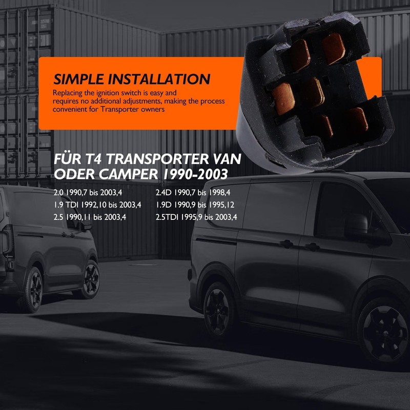 HISports Ignition Starter Switch Ignition Switch 6N0905865, Ignition Starter Switch