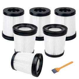 6 Pack HEPA Filter Compatible with Fabuletta FSV101, FSV001, Girnoor G160&G165, Afoddon A300, VacLife VL732 Cordless Stick Vacuum Cleaners