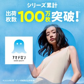 Gunze MC0058 Women's Inner Shirt, Acedron, Sweat Prevention, Moisture Resistant, Smooth, Sweat Absorbent, Quick Drying, Inner Tank Top with Cup, 97 Black